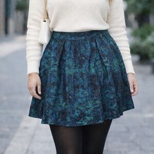 BR FACTORY Brocade skater skirt